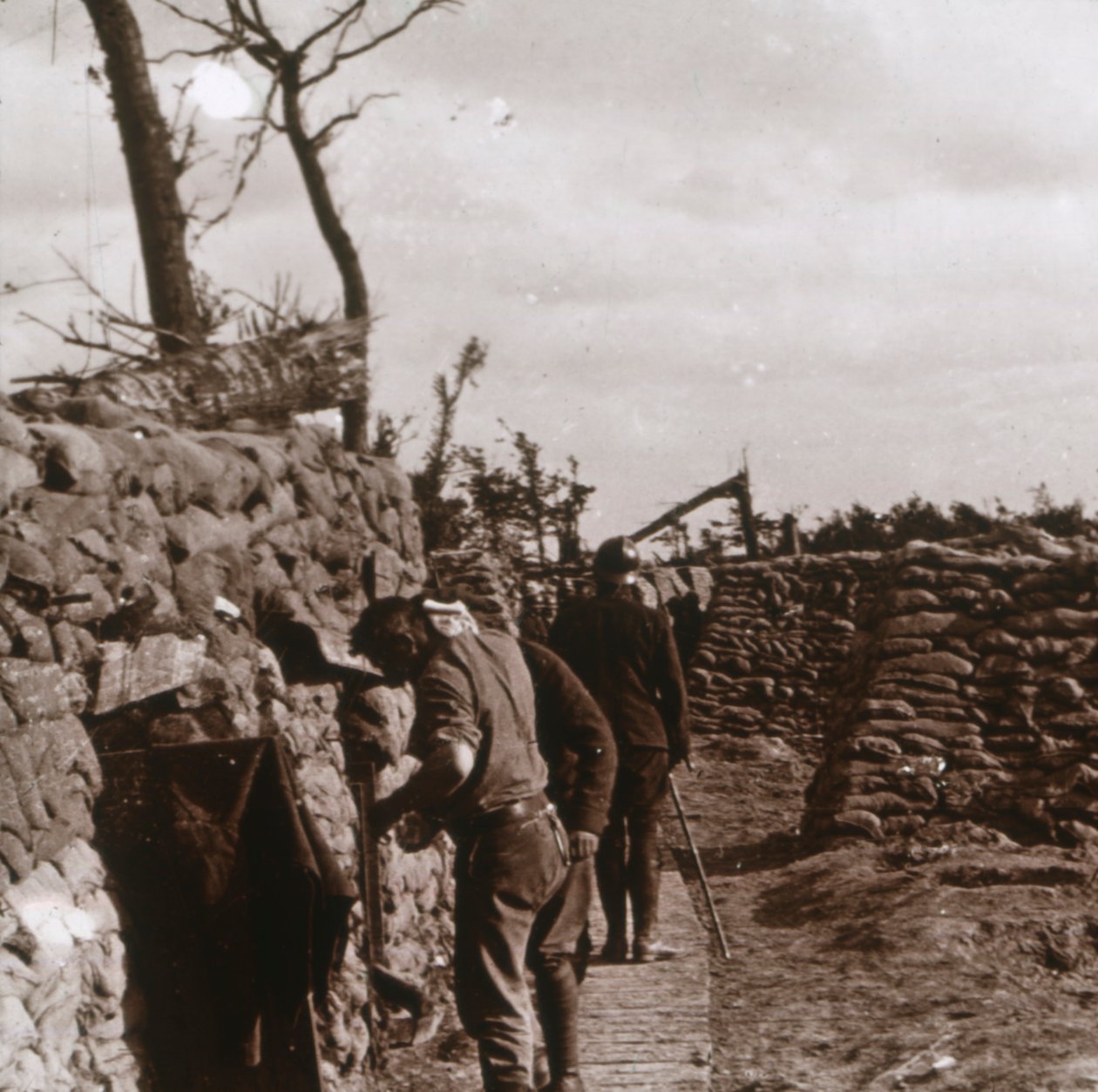 Frontlinje, Diksmuide, Belgien, c1914-c1918 af Unbekannt