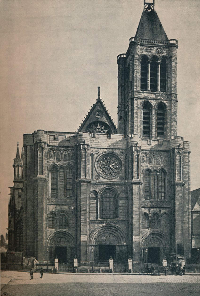 Forsiden af Abbey Church of Saint Denis, The Burial Place of the French Kings, c1906, 1907 af Unbekannt