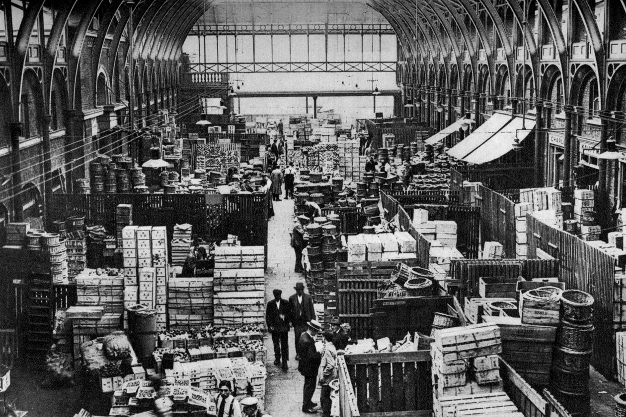 Frugtafdeling, Covent Garden, London, 1926-1927 af Unbekannt