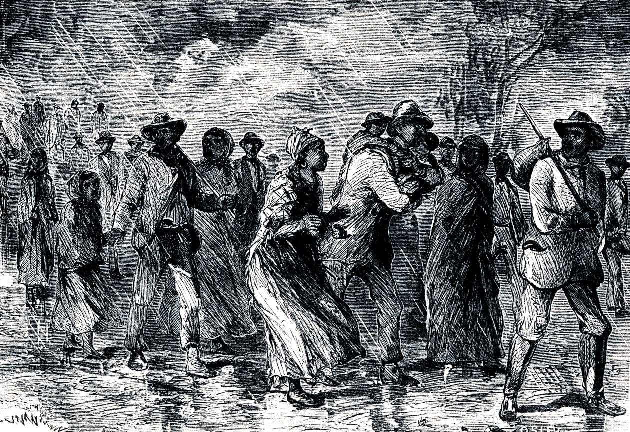 Flygtende slaver, der flygtede fra Maryland til Delaware via Underground Railroad, 1850-1851 af Unbekannt