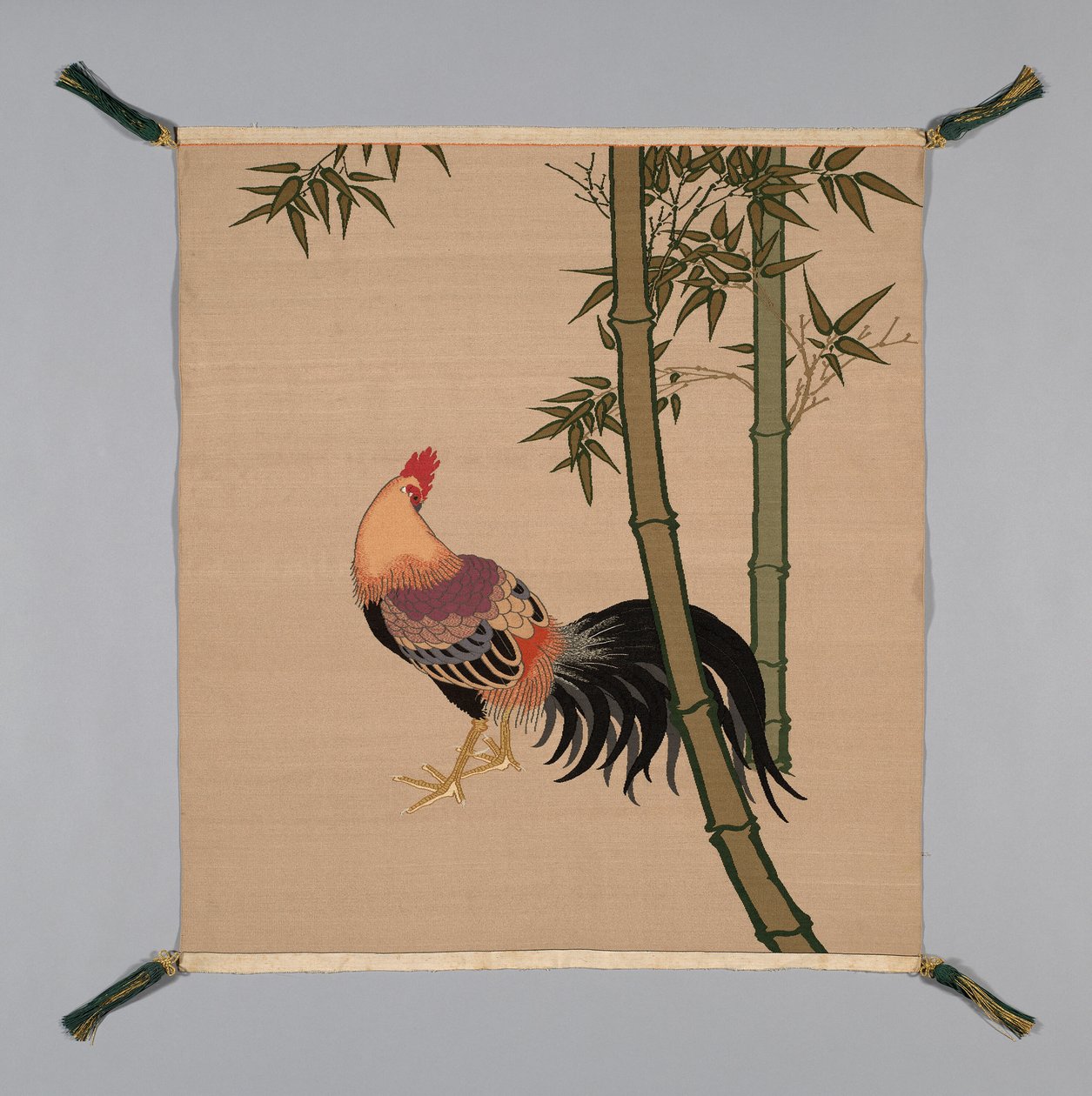 Fukusa gaveomslag, Japan, sen Edo-periode 1789-1868 Meiji-periode 1868-1912, 1800-tallet. af Unbekannt