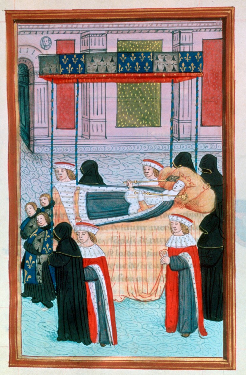 Anne af Bretagnes begravelse, Paris, 1514, 1500-tallet af Unbekannt
