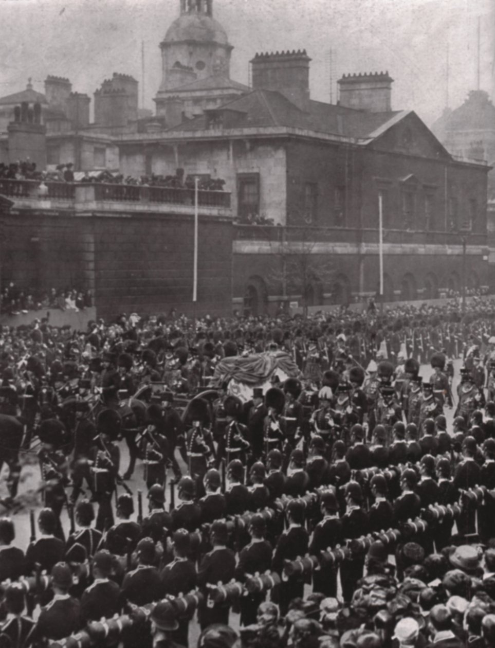 Begravelsesoptog af kong Edward VII, Whitehall, London, 20. maj 1910. af Unbekannt