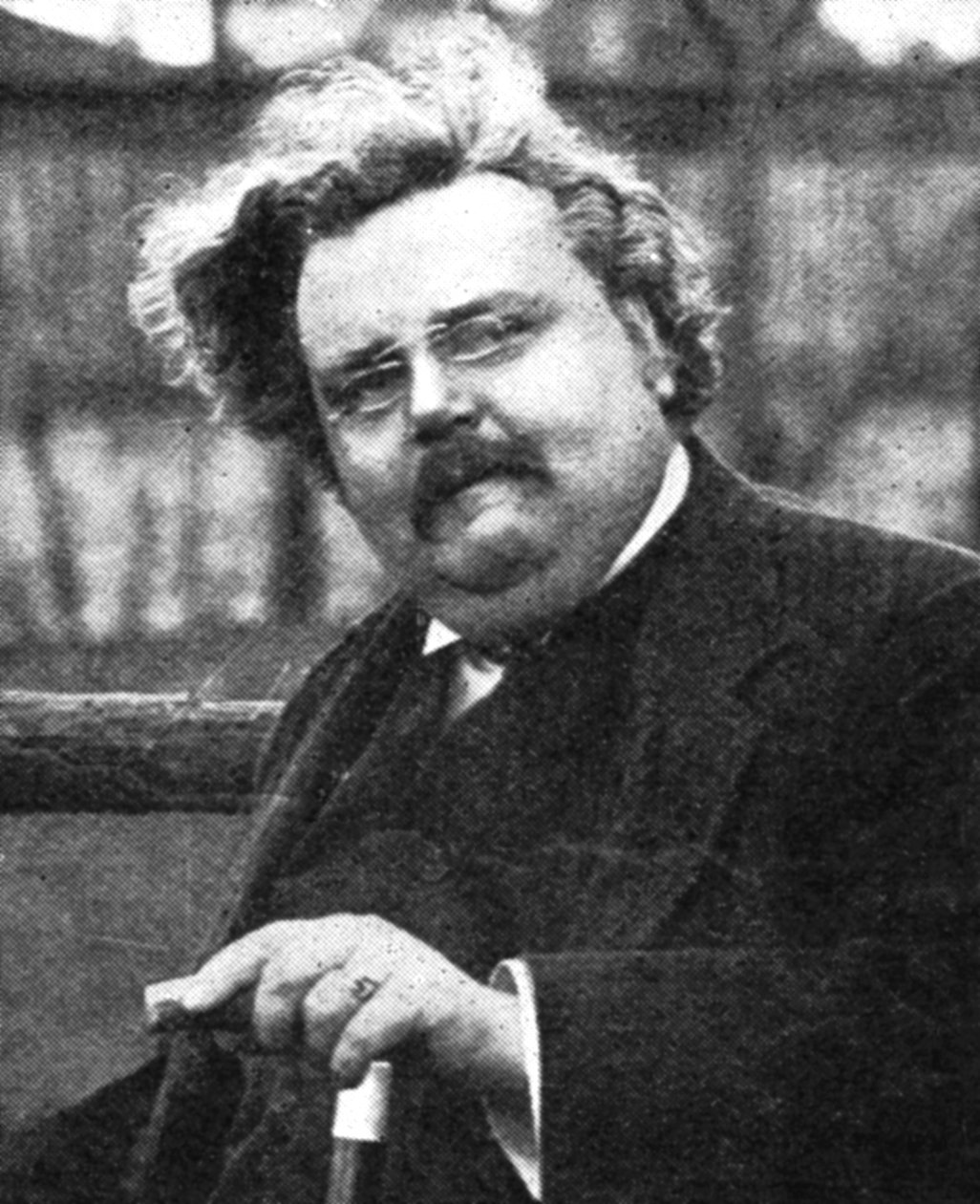 G.K. Chesterton 1874-1936, engelsk forfatter, begyndelsen af det 20. århundrede af Unbekannt
