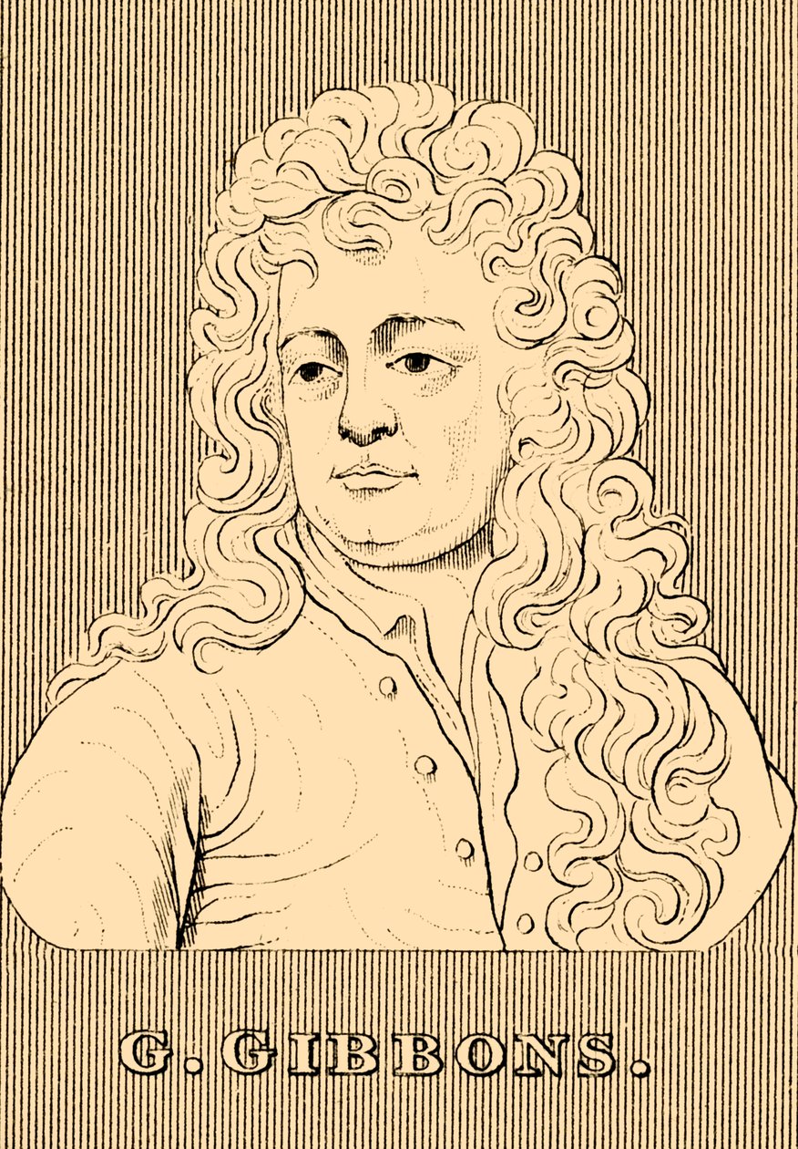G. Gibbons, 1648-1721, 1830. af Unbekannt