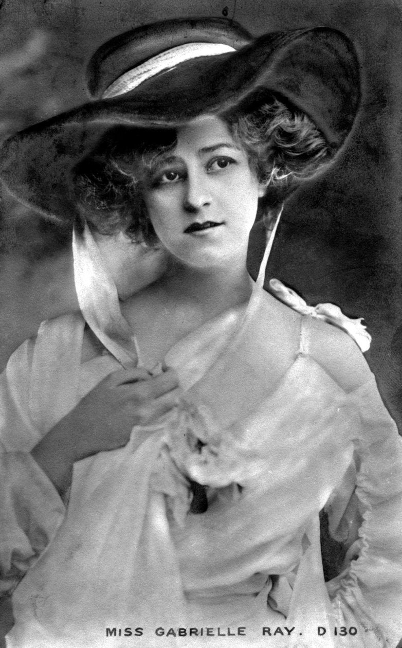 Gabrielle Ray 1883-1973, engelsk skuespillerinde, begyndelsen af det 20. århundrede af Unbekannt