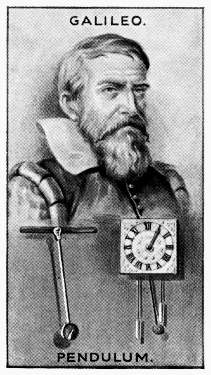 Galileo Galilei, italiensk fysiker, astronom og filosof, c1924 af Unbekannt