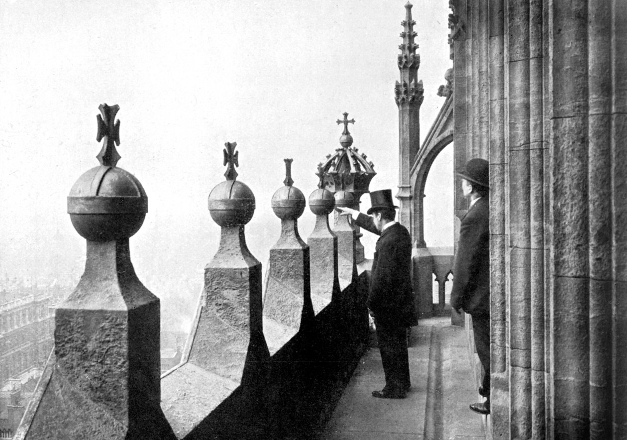 Galleri over urskiven, Big Ben, Palace of Westminster, London, c1905 af Unbekannt