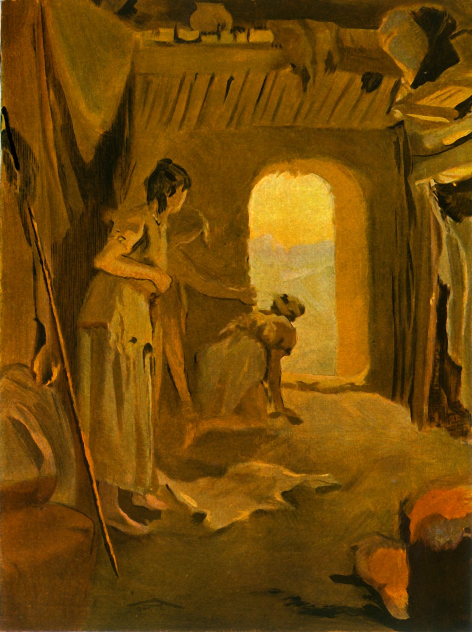 Galliske kvinder på tidspunktet for den romerske invasion, 1900. af Unbekannt