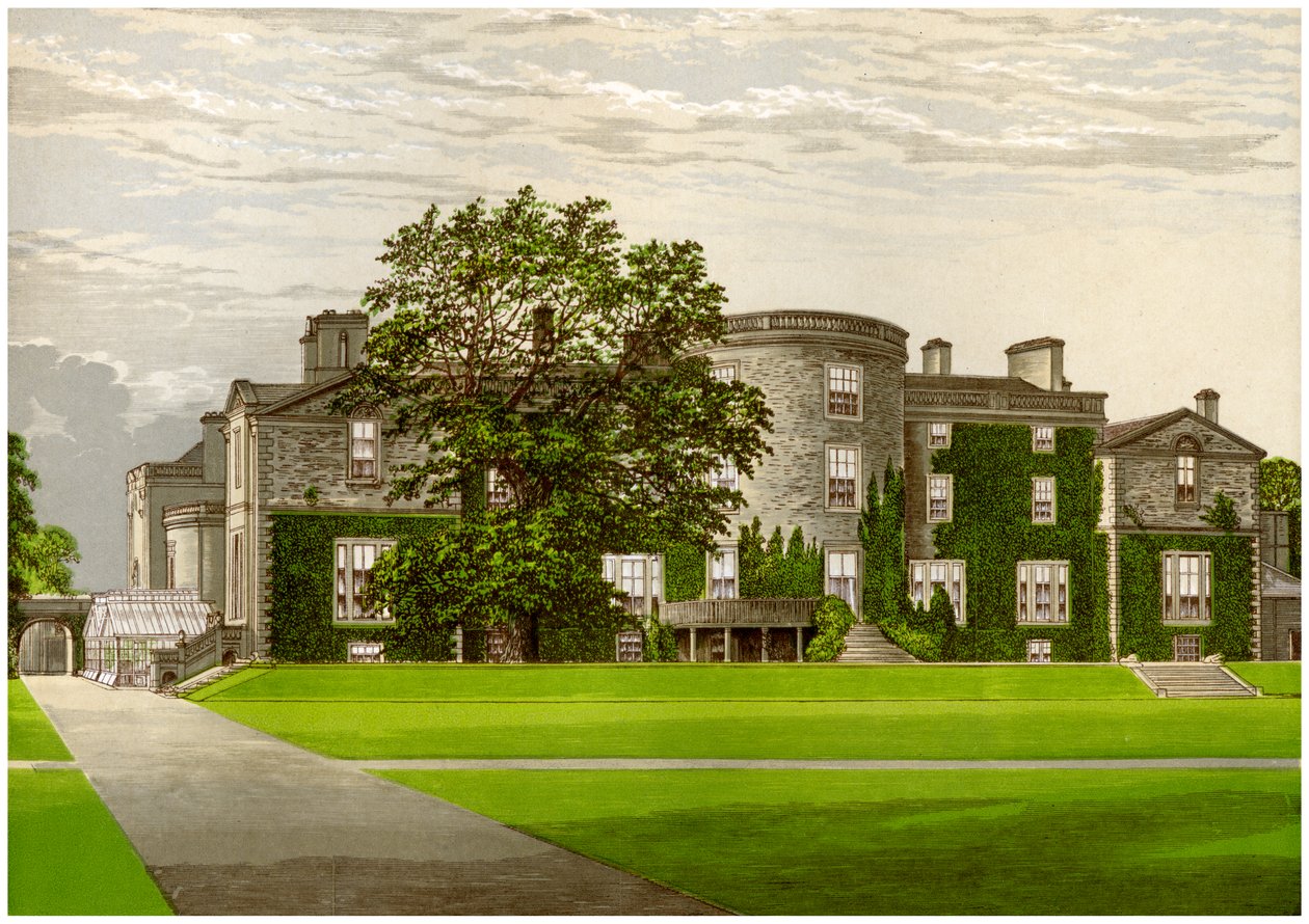 Galloway House, Wigtownshire, Skotland, hjemsted for jarlen af Galloway, c1880 af Unbekannt