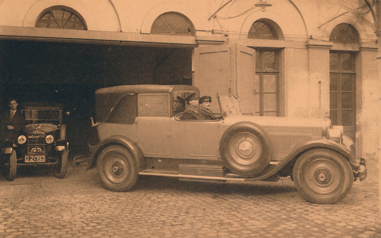 Garage ved den cubanske ambassade i Bruxelles, Belgien, 1927. af Unbekannt