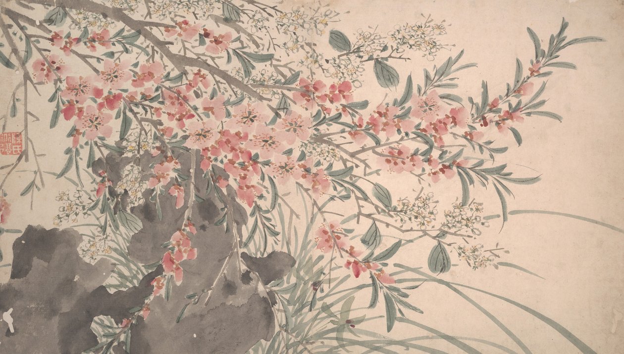 Haveblomster, dateret 1540. af Unbekannt