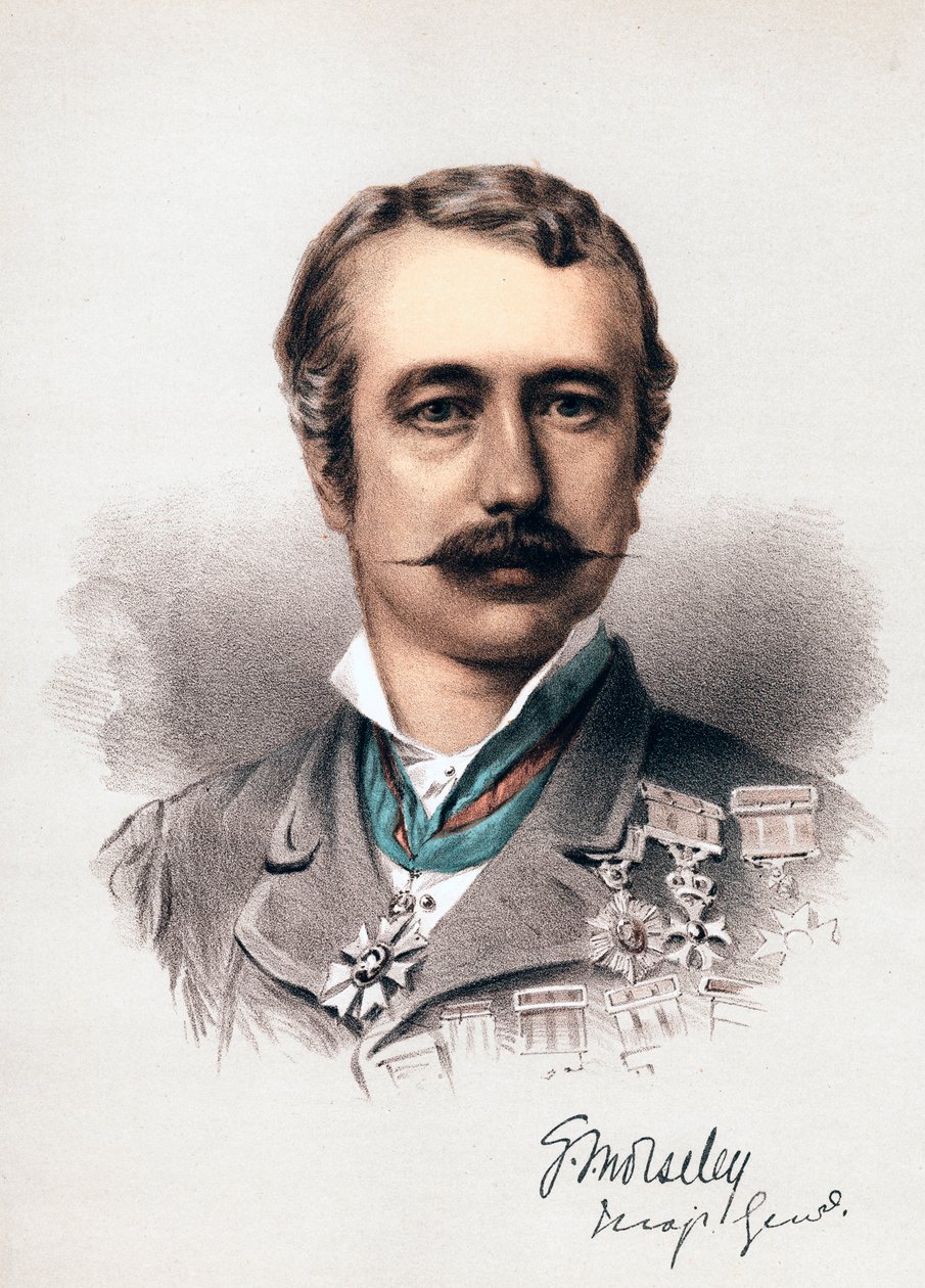 Garnet Joseph Wolseley, Viscount Wolseley, irskfødt britisk soldat, c1880 af Unbekannt