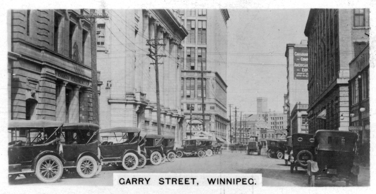 Garry Street, Winnipeg, Manitoba, Canada, c1920