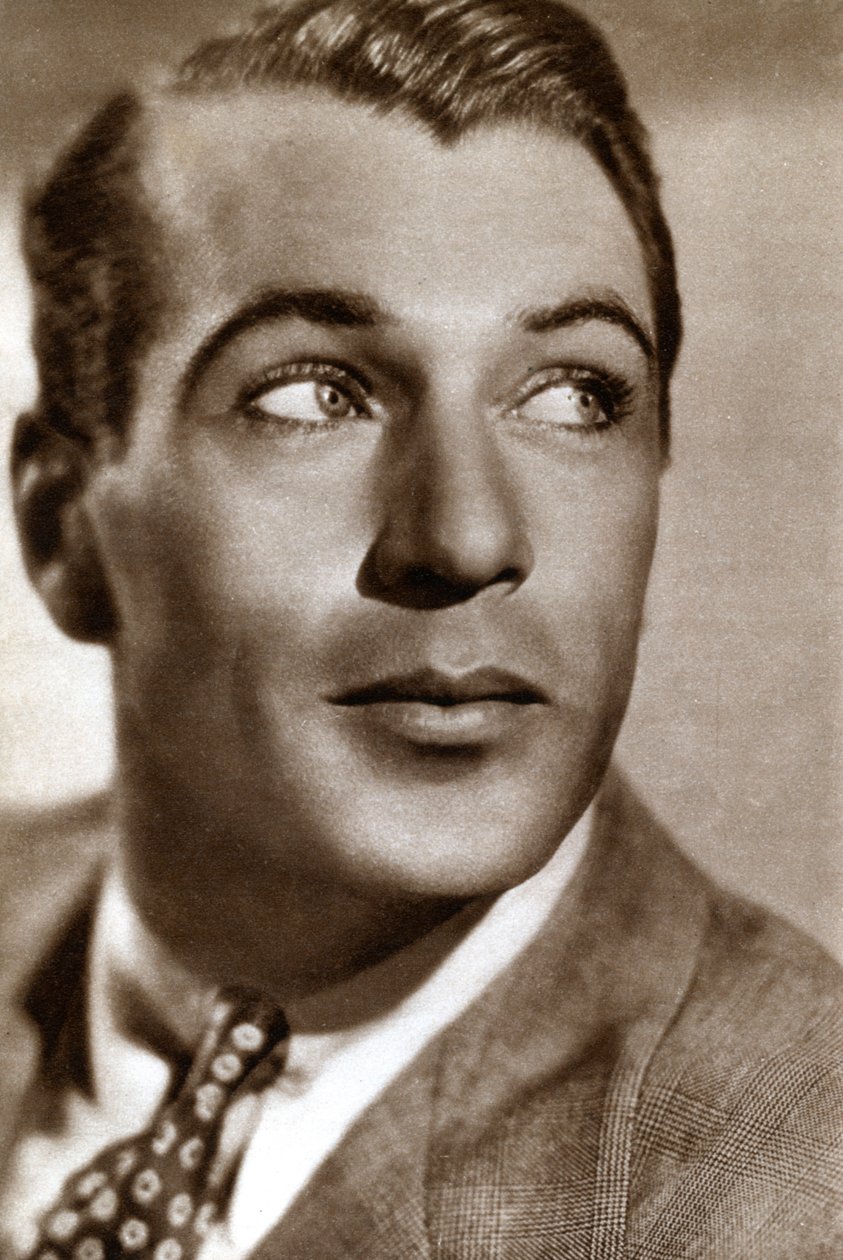 Gary Cooper, amerikansk filmskuespiller, 1933 af Unbekannt