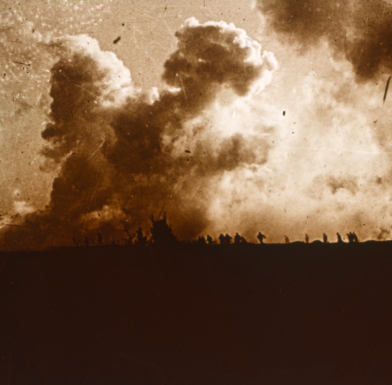 Gasangreb, Verdun, Nordfrankrig, c1914-c1918 af Unbekannt