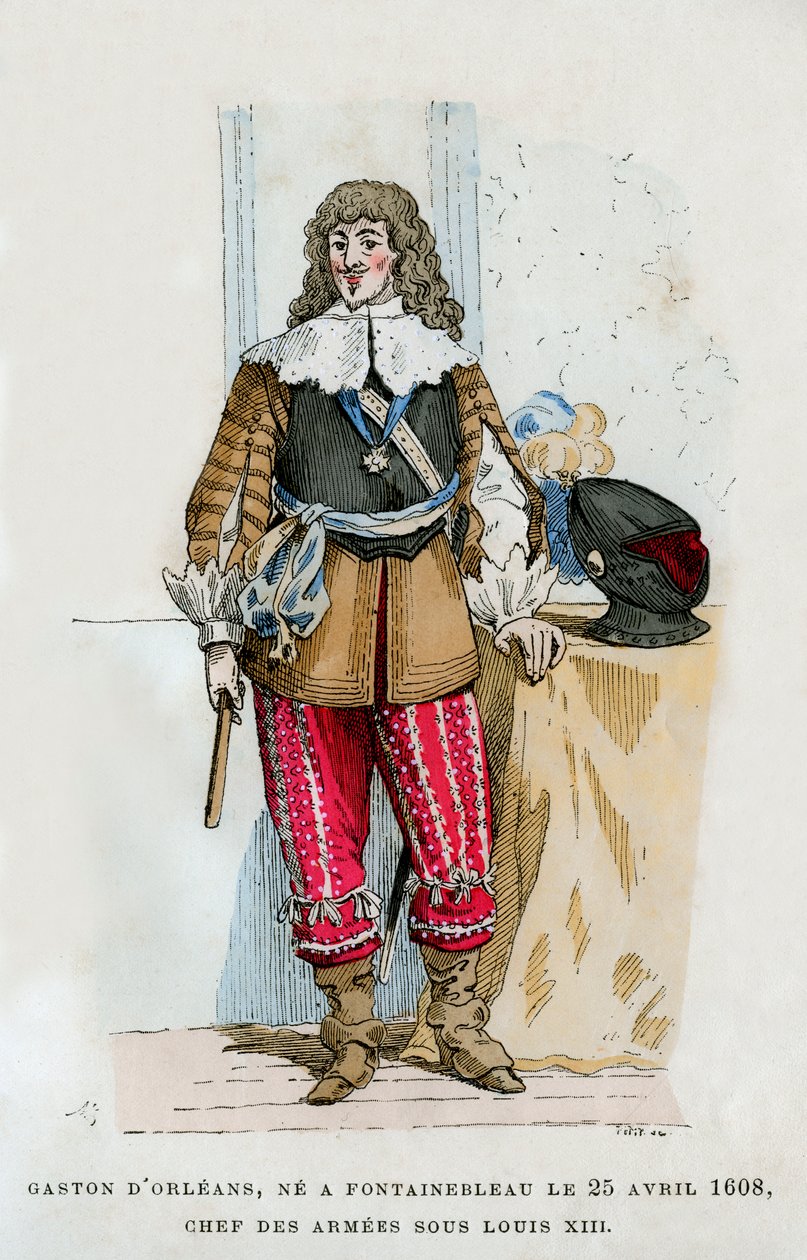 Gaston, Duc dOrleans, hærfører under Louis XIII af Frankrig, 1882-1884 af Unbekannt