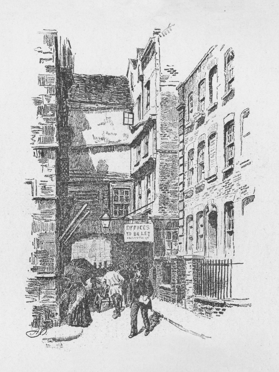 Gateway to Great St. Helens, and Almshouses, 1890 af Unbekannt
