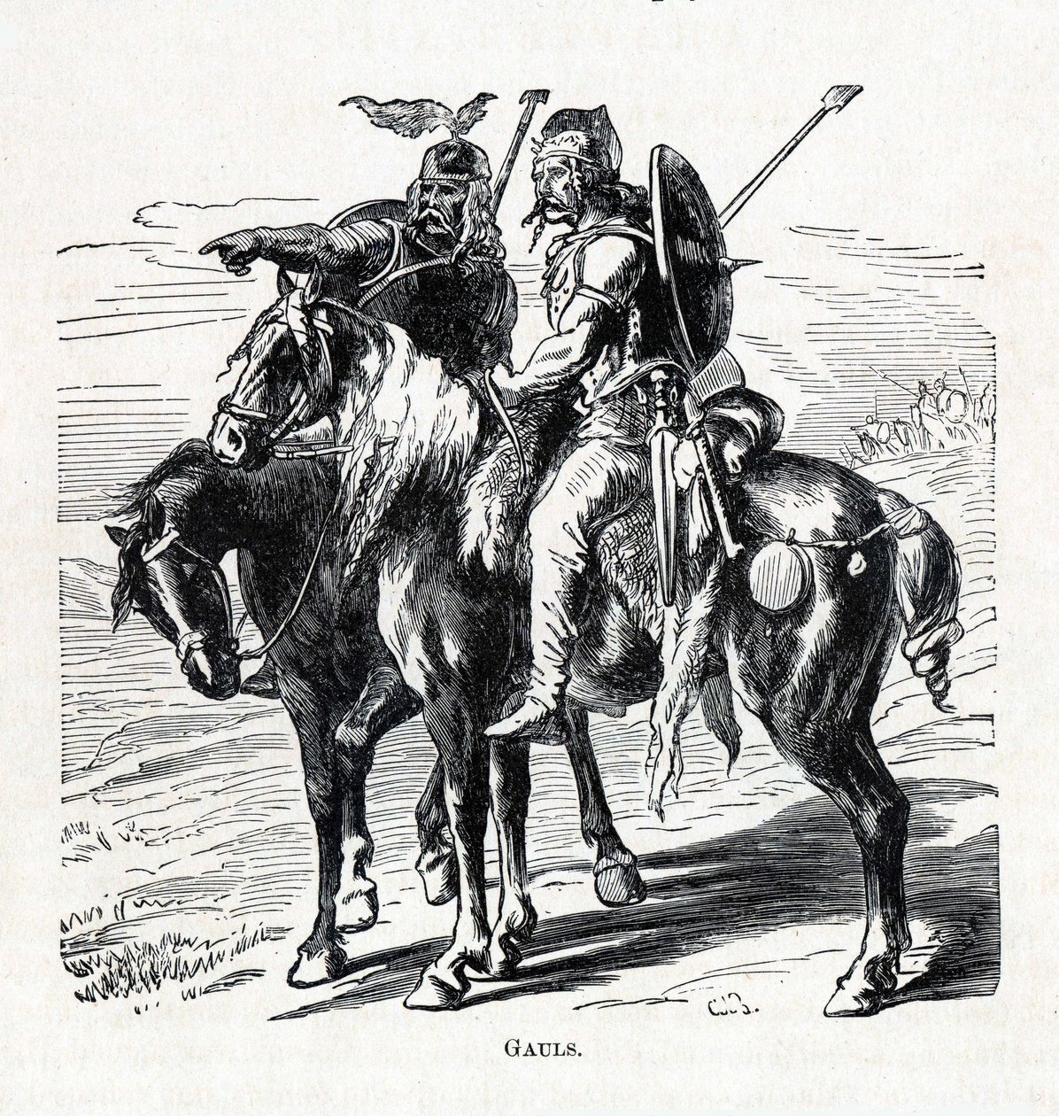 Gallerne, 1882 af Unbekannt