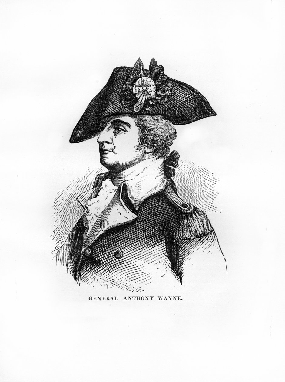General Anthony Wayne, general og statsmand fra den amerikanske hær, 1872 af Unbekannt