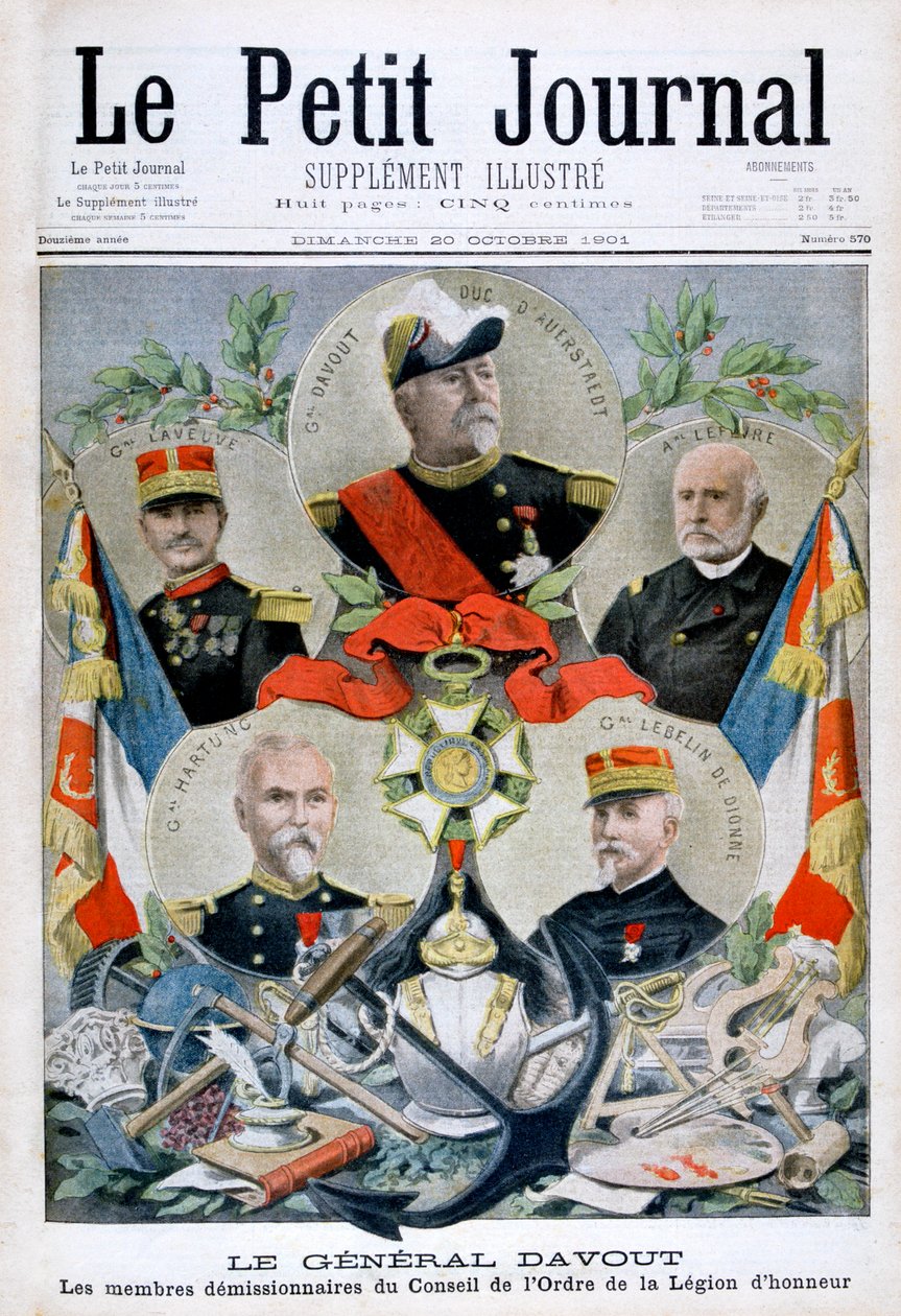 General Davout og medlemmer af Rådet for Legion d