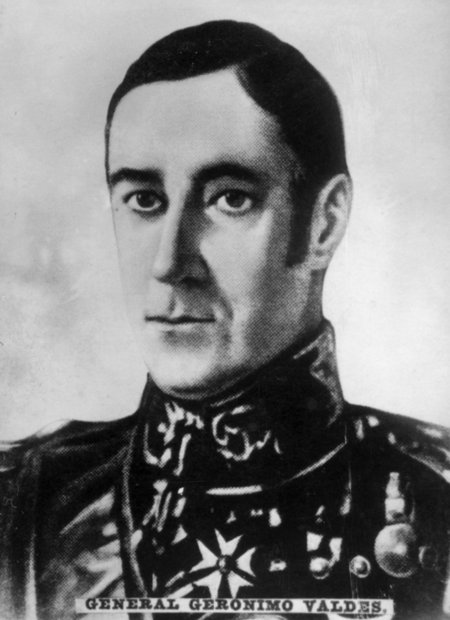General Geronimo Valdes af Unbekannt
