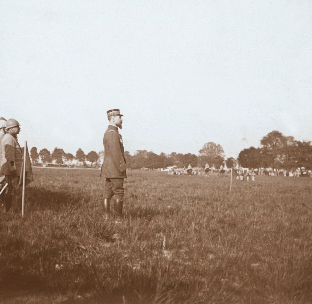 General Henri Gouraud, Chalons, Marne, Nordfrankrig, c1914-c1918. af Unbekannt