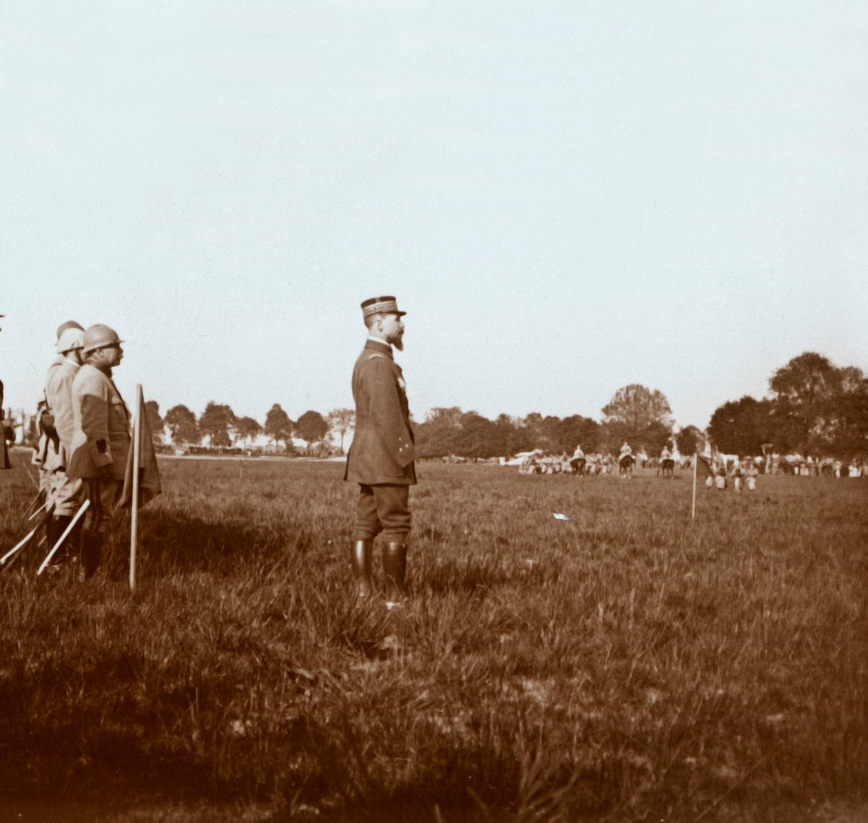 General Henri Gouraud, Chalons, Marne, Nordfrankrig, c1914-c1918. af Unbekannt