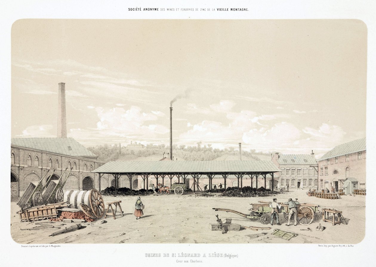 General Industrial Scenes Kulbutik, St. Leonard, Liège, Belgien af Unbekannt