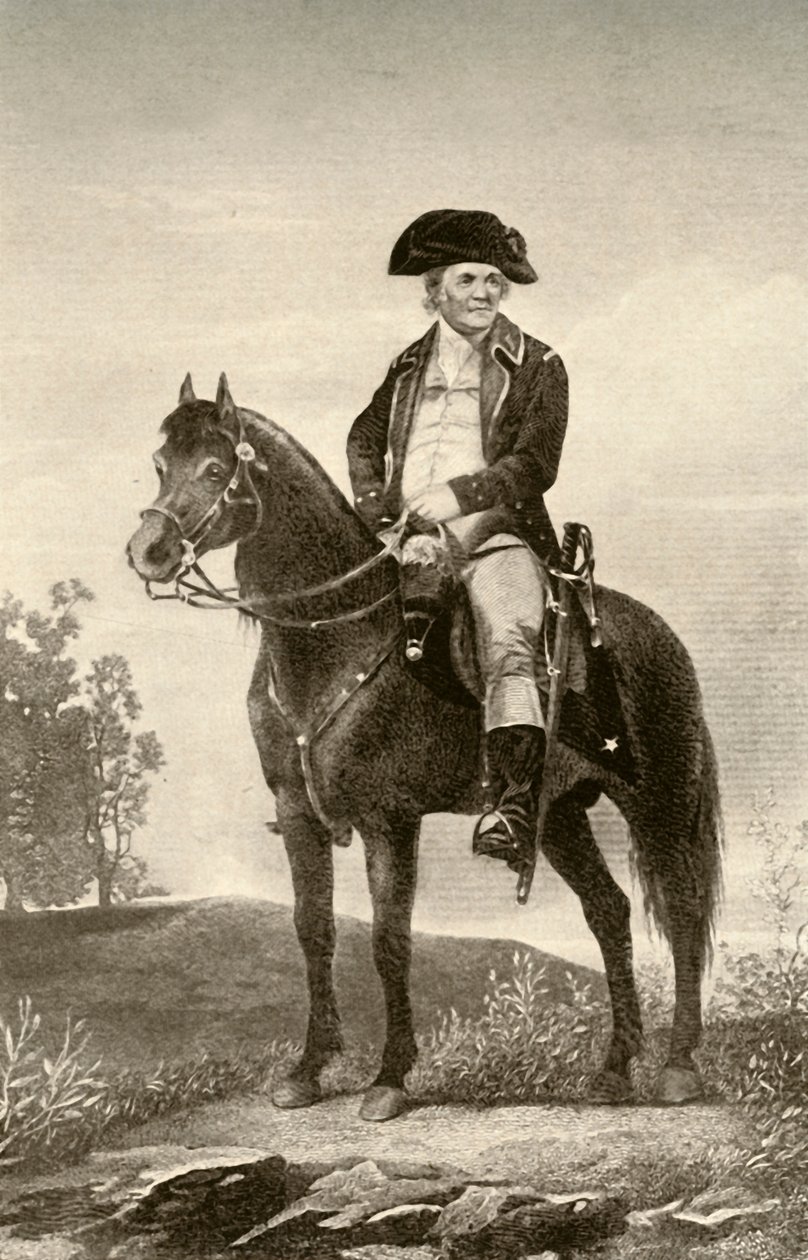 General Israel Putnam, viser uniform af en kontinental tropper, c1770, 1937. af Unbekannt