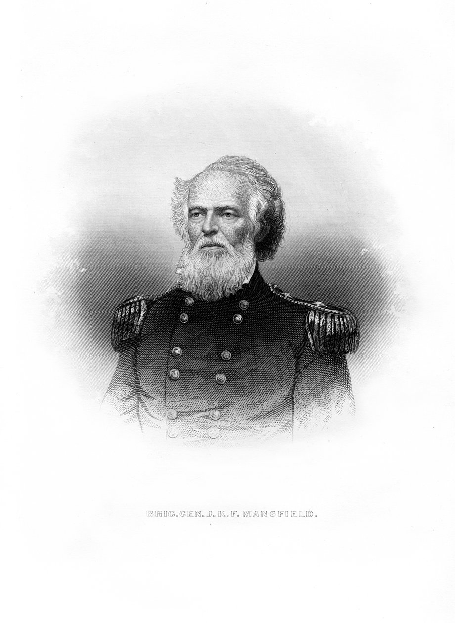 General Joseph King Fenno Mansfield, amerikansk soldat, 1872 af Unbekannt