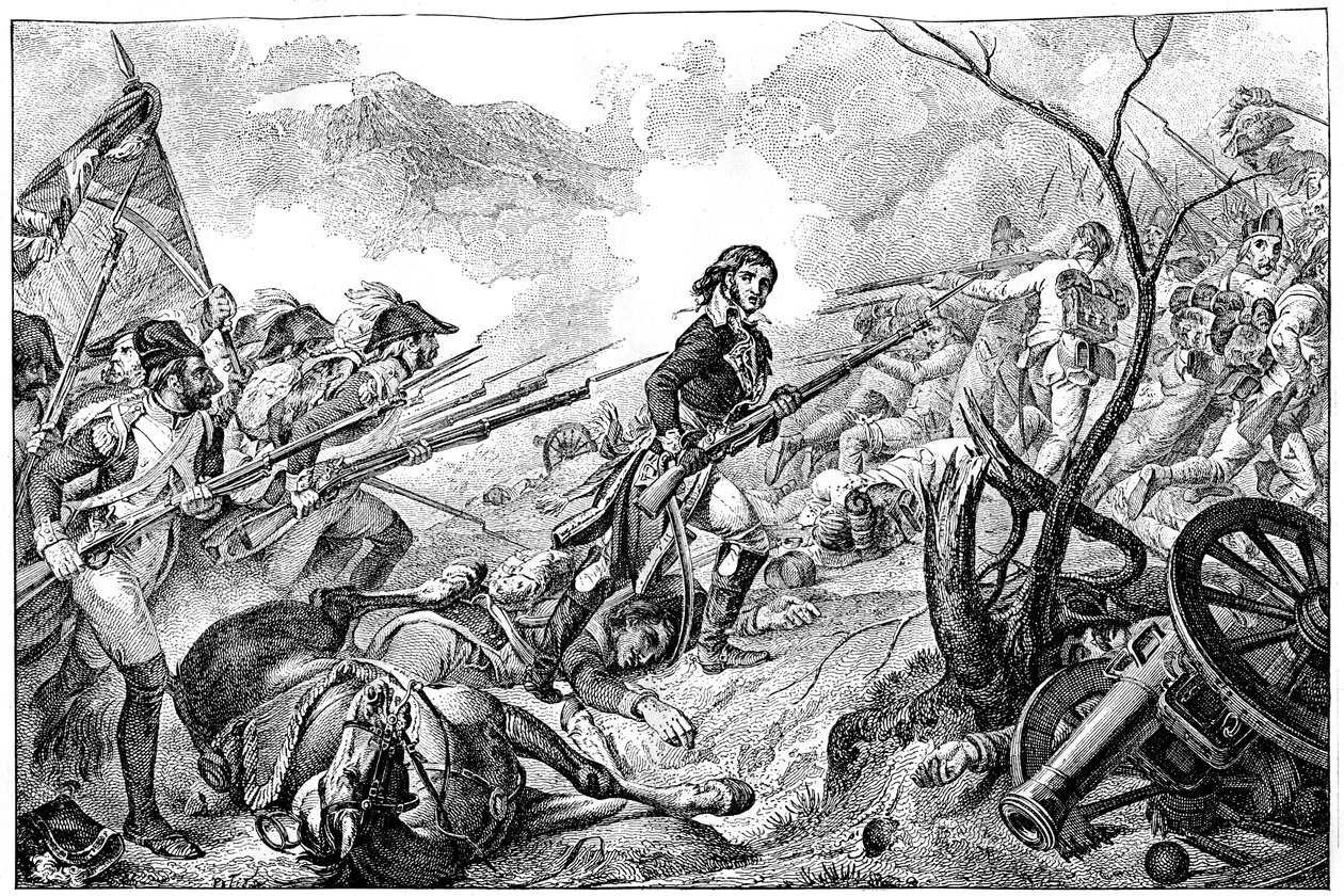 General Joubert i slaget ved Rivoli, 14. januar 1797 1882-1884 af Unbekannt