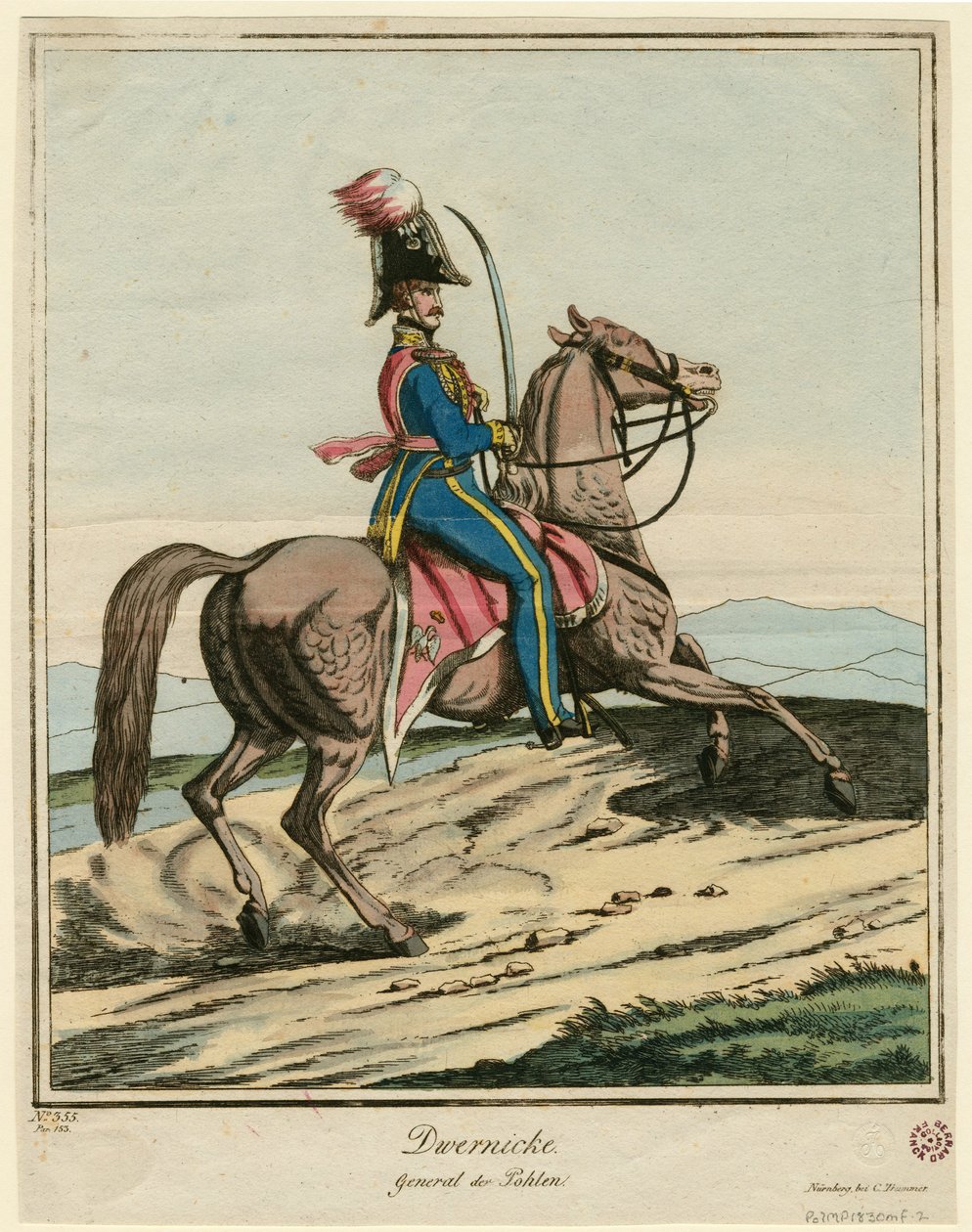 General Józef Dwernicki 1779-1857, 1831 af Unbekannt