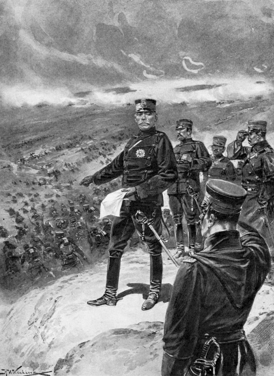 General Kuroki, japansk kommandør, russisk-japanske krig 1904-5 af Unbekannt
