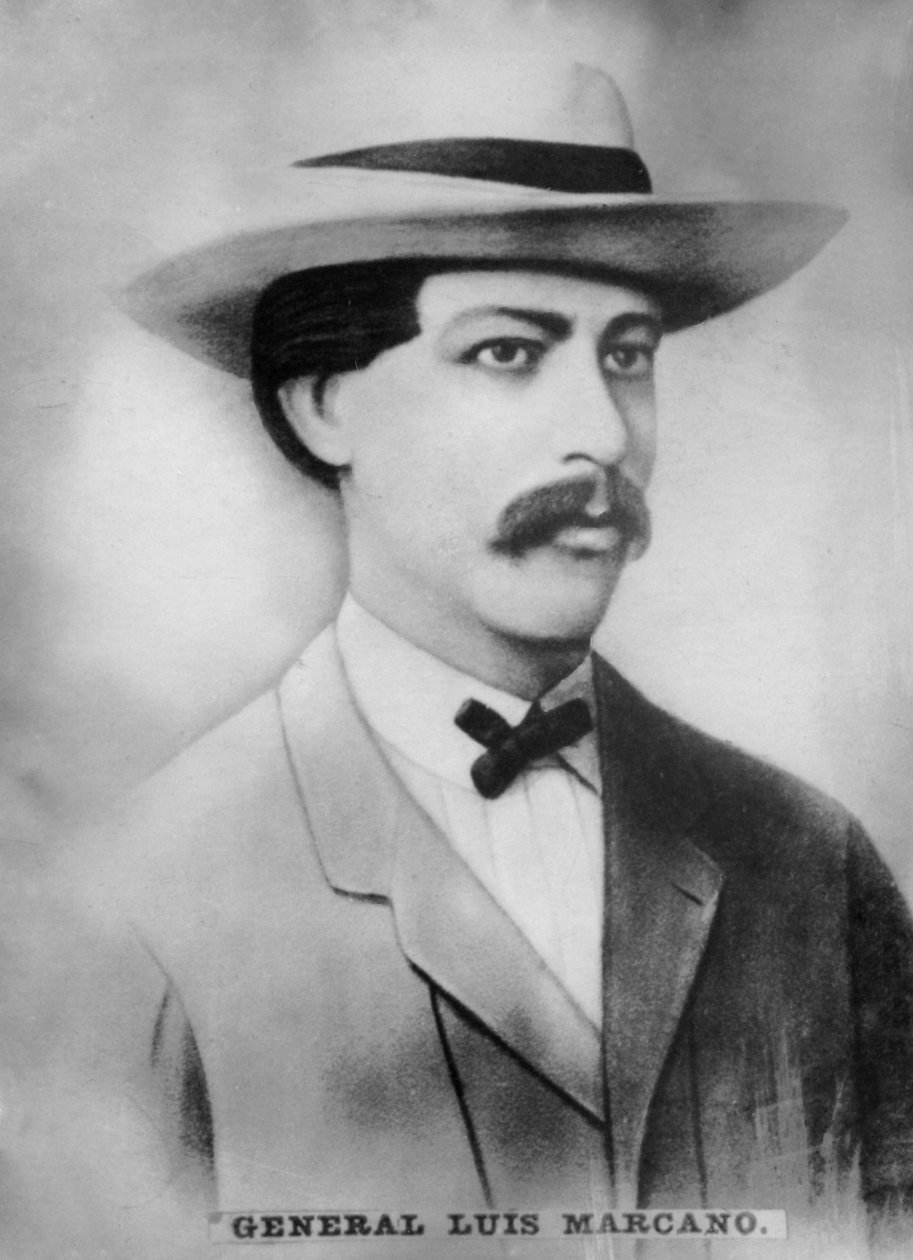 General Luis Marcano 1831-1870, generalborgmester for den cubanske befrielseshær, c1910 af Unbekannt