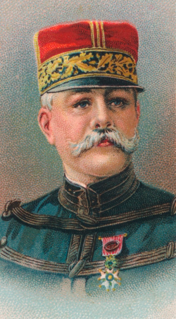 General Maurice Sarrail 1856-1929, allieret kommandør i Grækenland under Første Verdenskrig, 1917 af Unbekannt