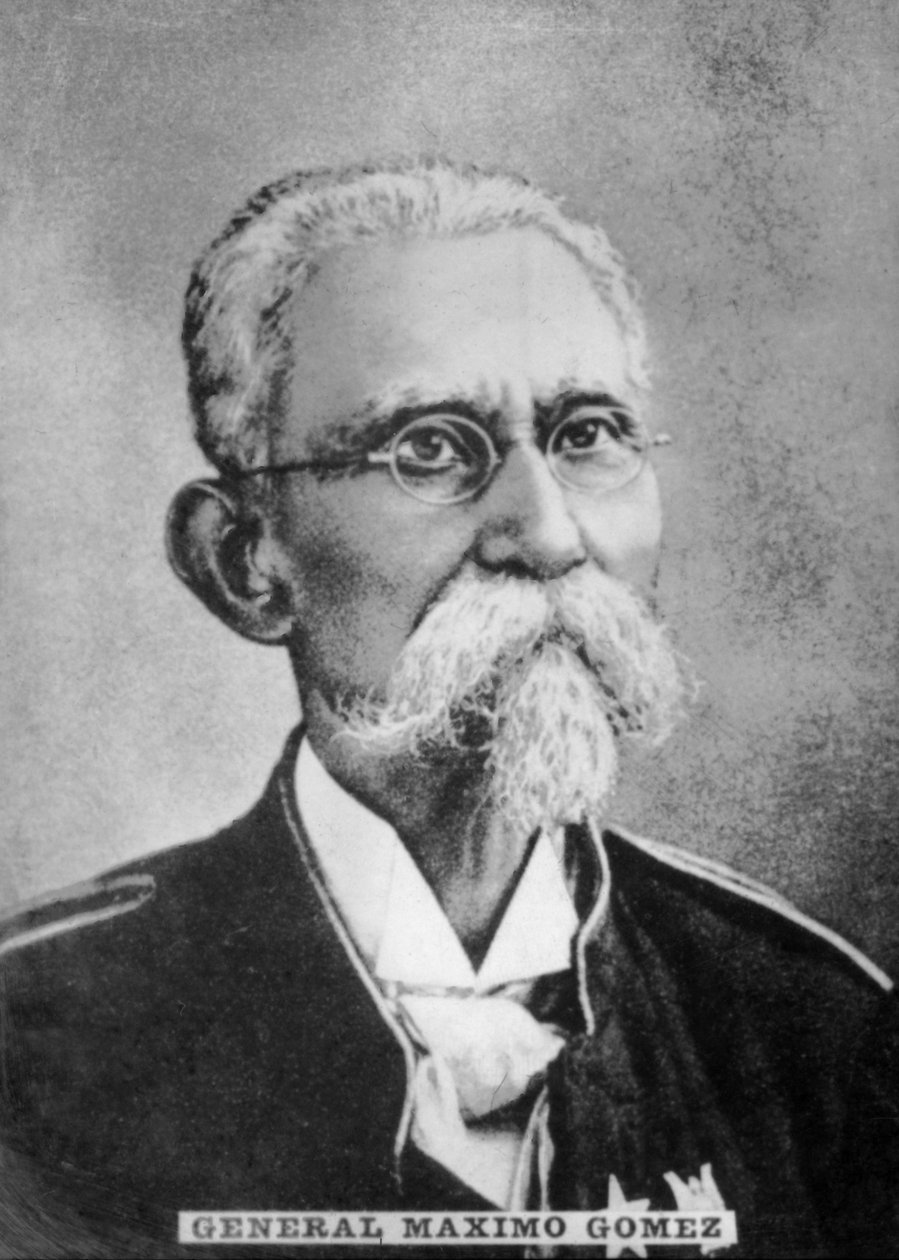 General Maximo Gomez 1836-1905, dominikanske generalmajor i tiårskrigen, c1910 af Unbekannt