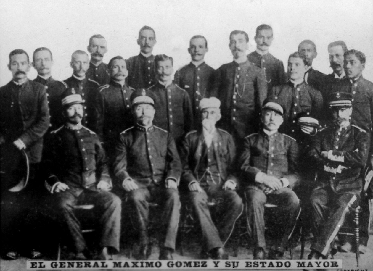 General Maximo Gomez og hans seniorofficerer, 1897, 1920