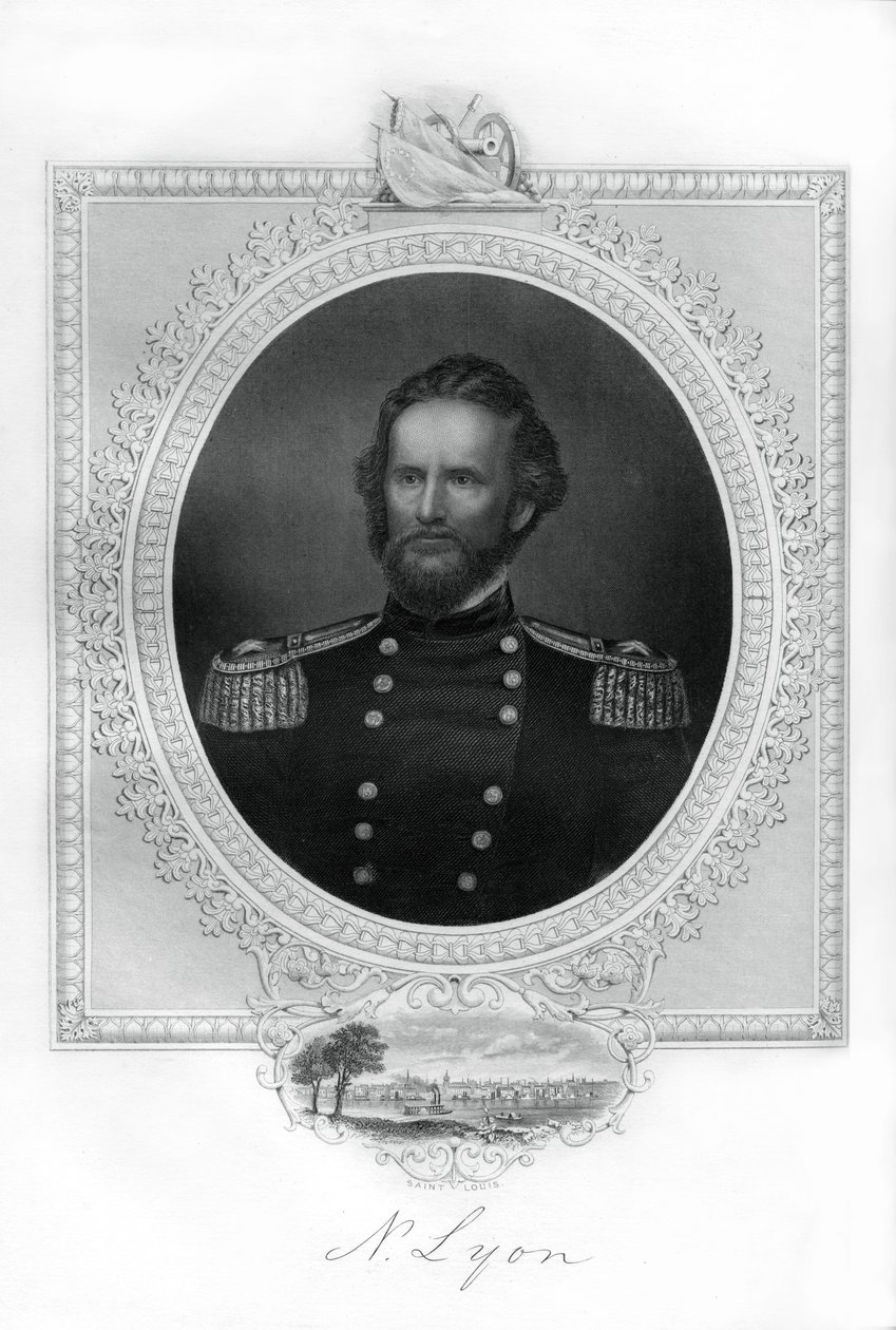 General Nathaniel Lyon, Unionsgeneral i den amerikanske borgerkrig, 1862-1867 af Unbekannt