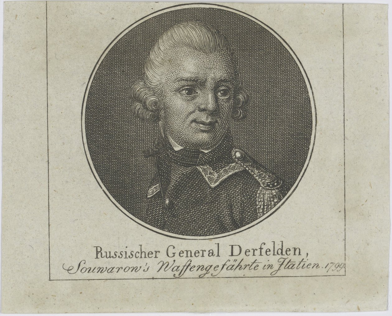General Otto Wilhelm Derfelden 1737-1819, ca. 1800 af Unbekannt
