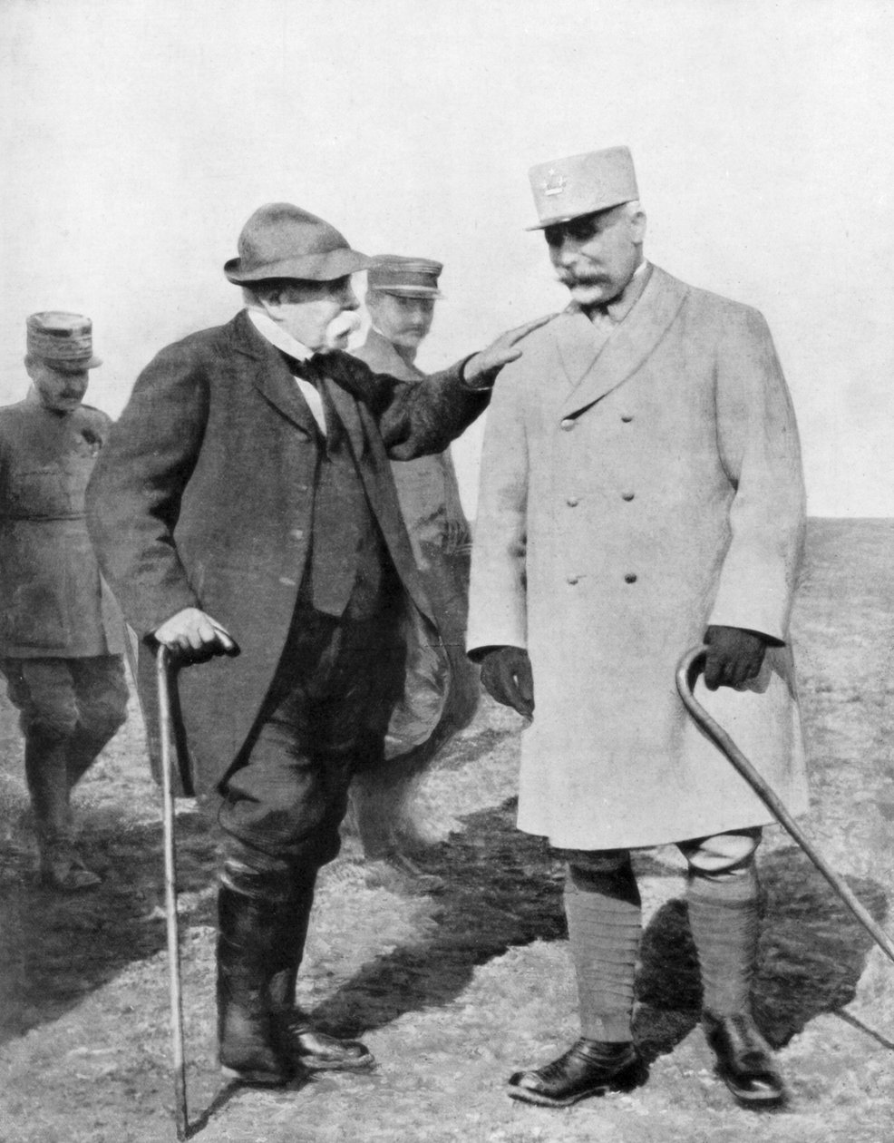 General Philippe Petain og Georges Clemenceau, 1926 af Unbekannt