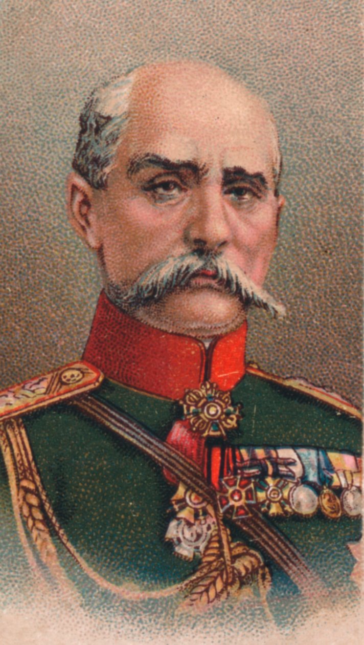 General Platon Lechitsky 1856-1921, russisk kommandør i Første Verdenskrig, 1917 af Unbekannt