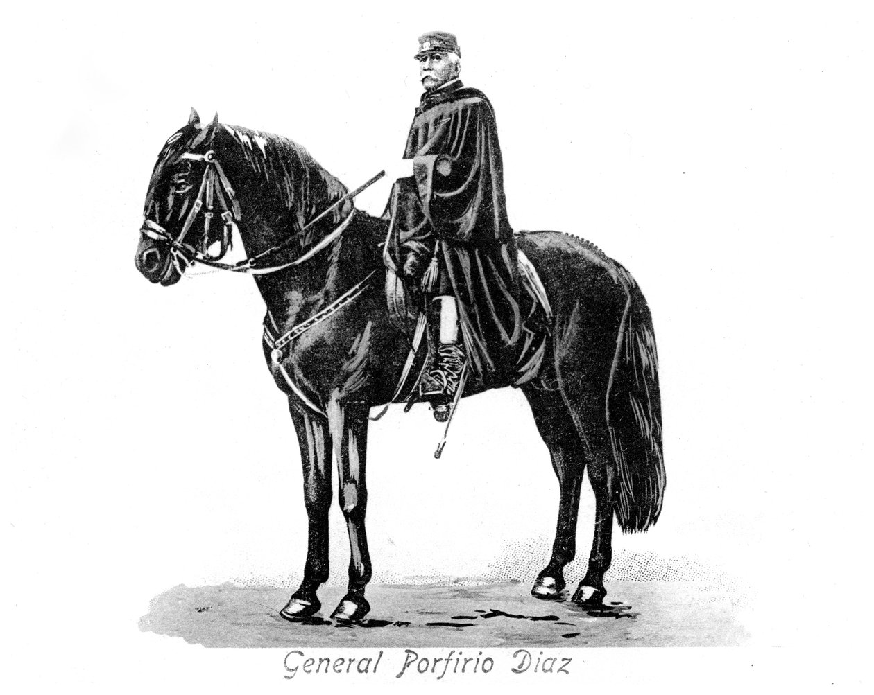 General Porfirio Diaz 1830-1915, Mexicos præsident, omkring 1900-tallet af Unbekannt