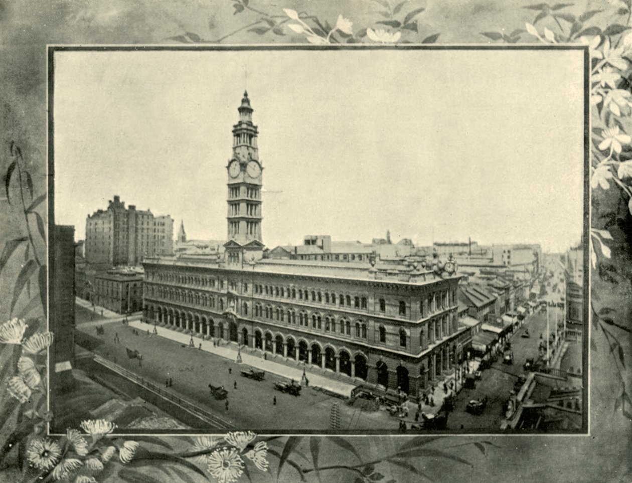General Post Office, Sydney, 1901. af Unbekannt