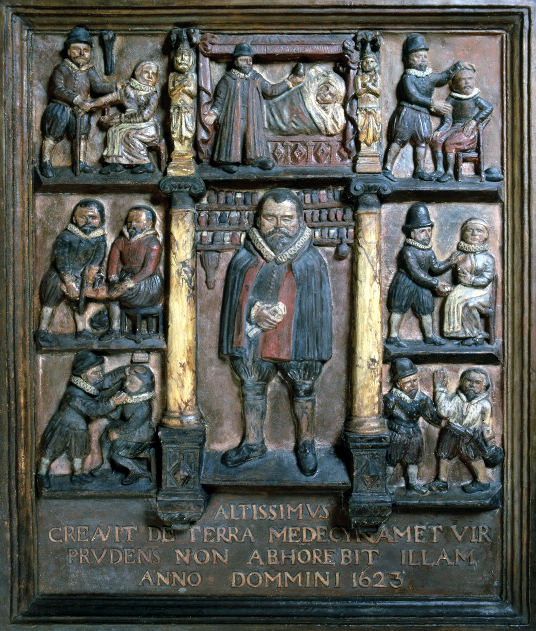 Alment praktiserende kirurger tegn, c 1623 af Unbekannt