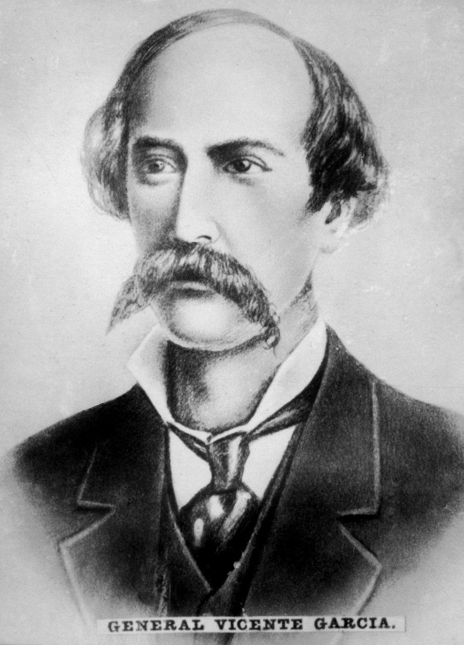 General Vicente Garcia González 1833-1886, cubansk præsident, c1910 af Unbekannt