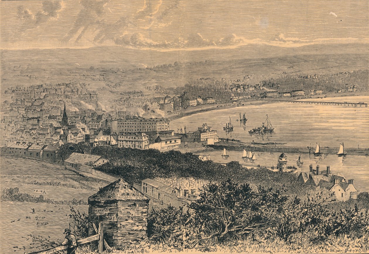 General View of Douglas, 1880 af Unbekannt