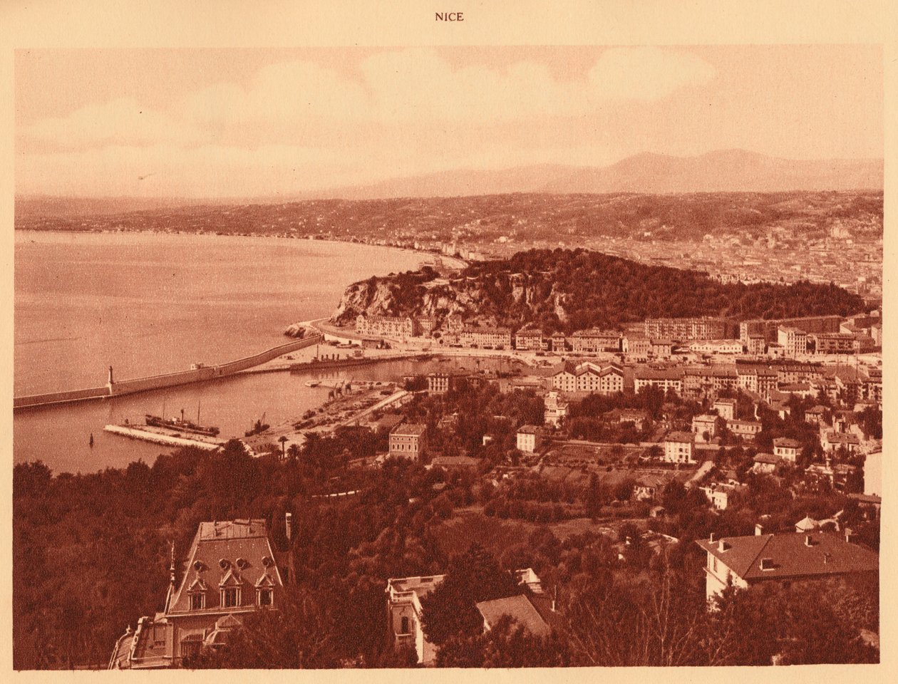 General View of Nice, 1930. af Unbekannt