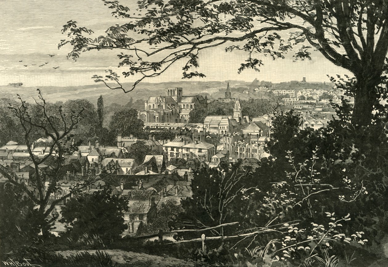 Generelt syn på Winchester, 1898. af Unbekannt