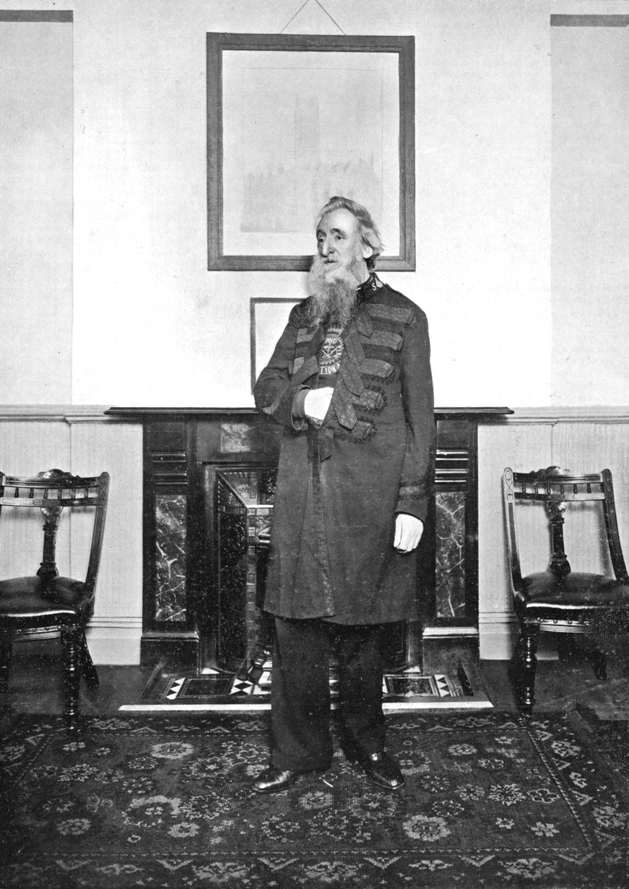 General William Booth, evangelisk socialarbejder og grundlægger af Frelsens Hær, 1903 af Unbekannt